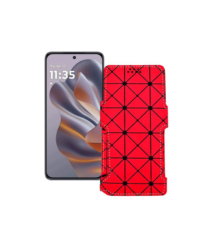 Чохол-книжка з екошкіри для телефону Motorola Edge 60 Neo