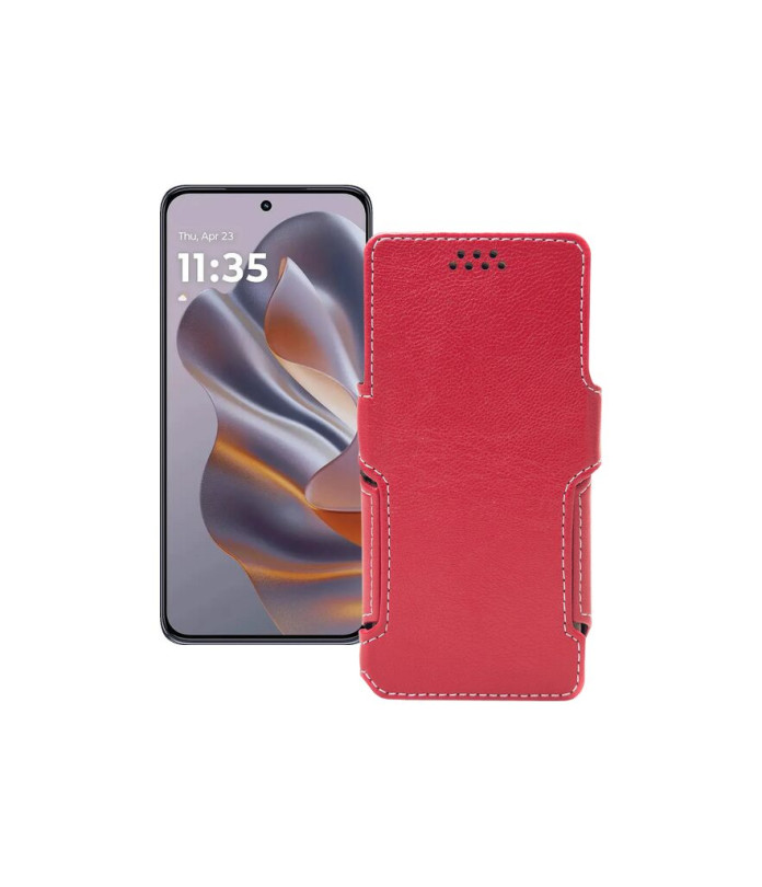 Чохол-книжка з екошкіри для телефону Motorola Edge 60 Neo