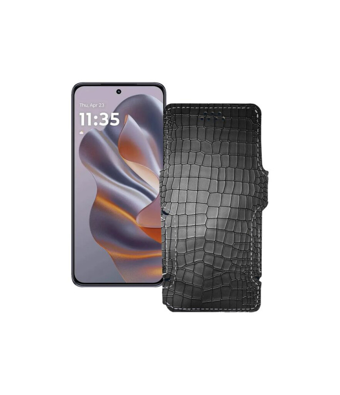 Чохол-книжка з екошкіри для телефону Motorola Edge 60 Neo