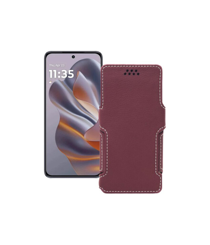 Чохол-книжка з екошкіри для телефону Motorola Edge 60 Neo