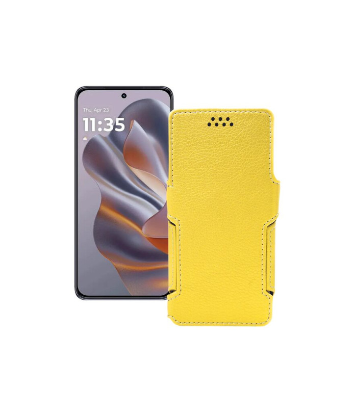 Чохол-книжка з екошкіри для телефону Motorola Edge 60 Neo