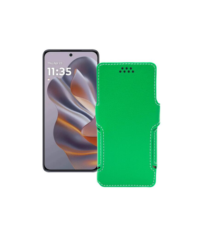 Чохол-книжка з екошкіри для телефону Motorola Edge 60 Neo