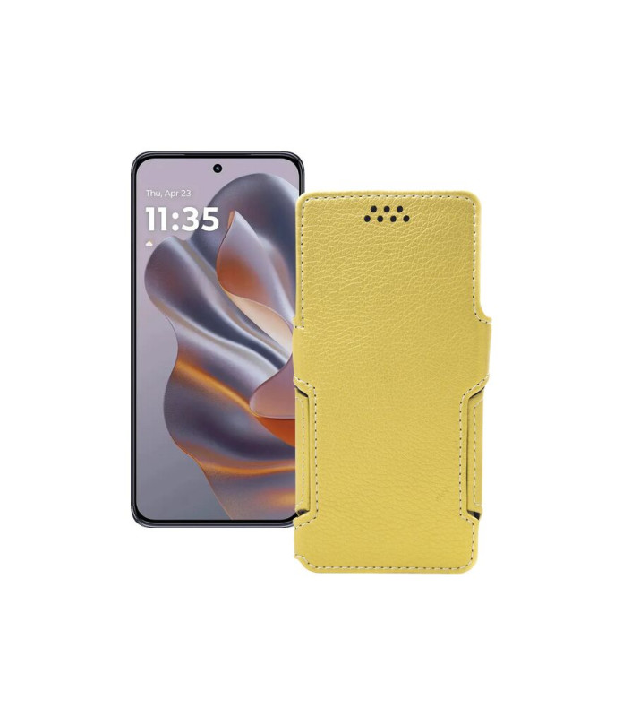 Чохол-книжка з екошкіри для телефону Motorola Edge 60 Neo