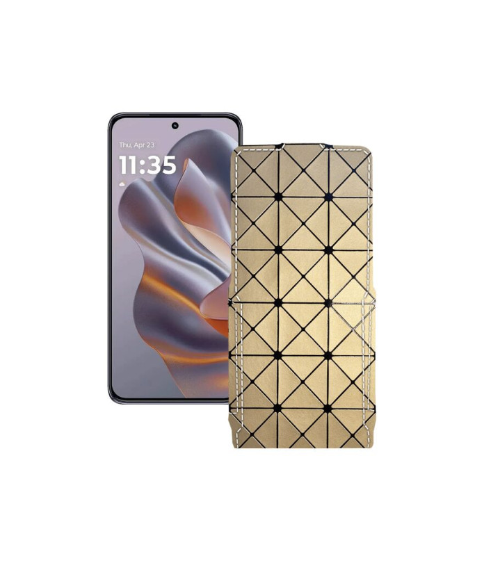 Чохол-флип з екошкіри для телефону Motorola Edge 60 Neo