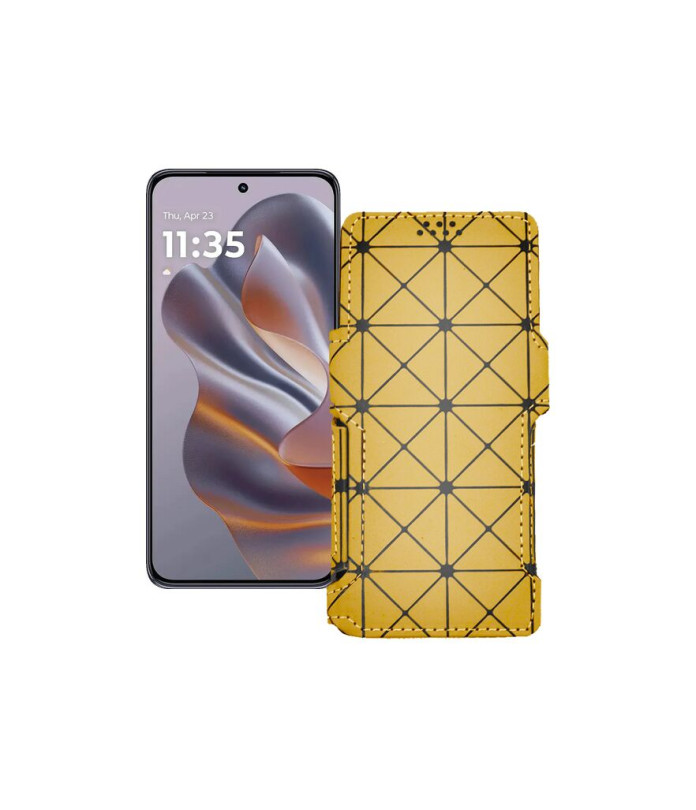 Чохол-книжка з екошкіри для телефону Motorola Edge 60 Neo