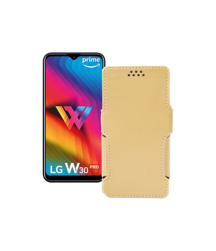 Чохол-книжка з екошкіри для телефону LG W30 Pro