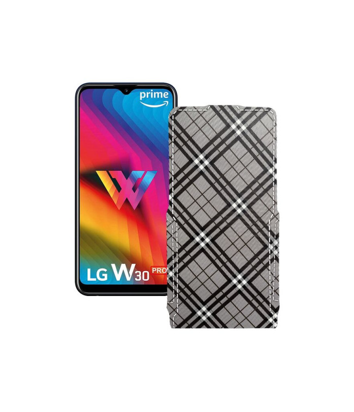 Чохол-флип з екошкіри для телефону LG W30 Pro