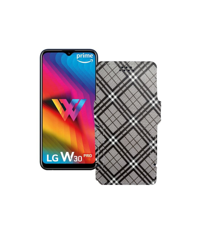 Чохол-книжка з екошкіри для телефону LG W30 Pro