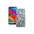 Чохол-флип з екошкіри для телефону LG W30 Pro