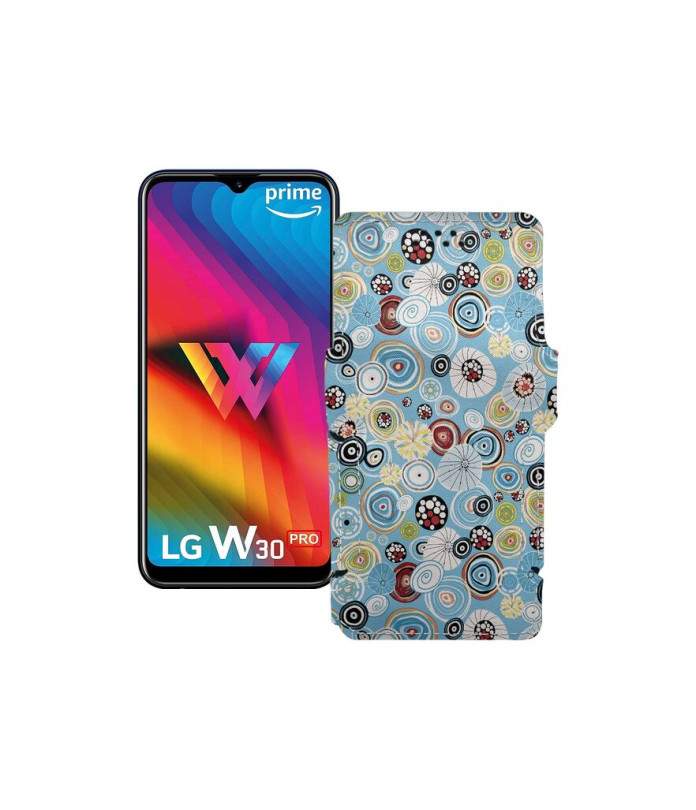 Чохол-книжка з екошкіри для телефону LG W30 Pro