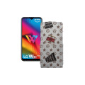 Чохол-флип з екошкіри для телефону LG W30 Pro