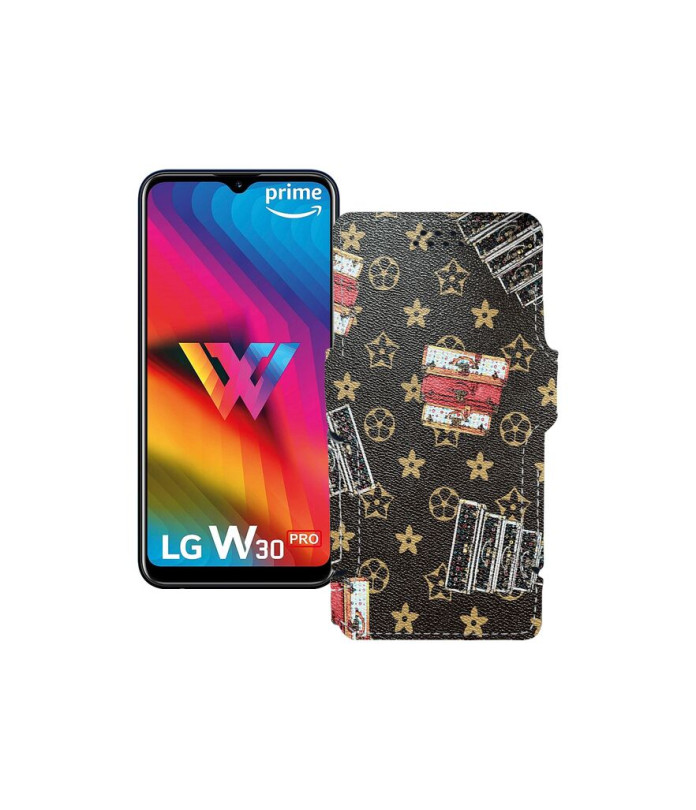 Чохол-книжка з екошкіри для телефону LG W30 Pro