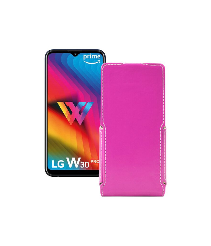 Чохол-флип з екошкіри для телефону LG W30 Pro