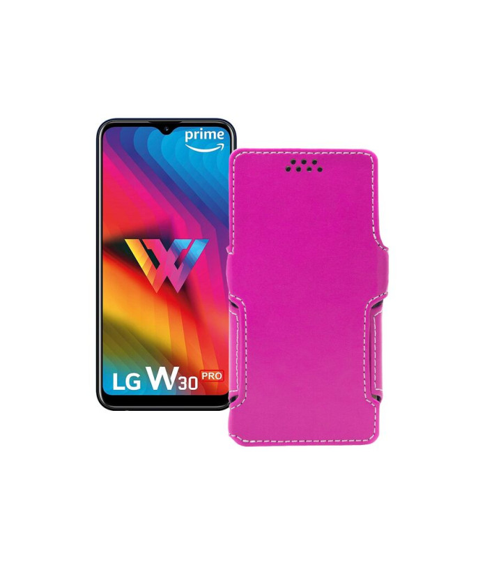 Чохол-книжка з екошкіри для телефону LG W30 Pro