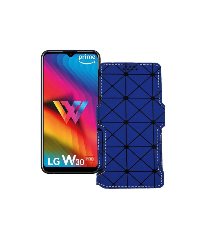 Чохол-книжка з екошкіри для телефону LG W30 Pro