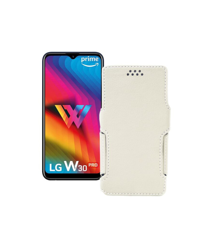 Чохол-книжка з екошкіри для телефону LG W30 Pro