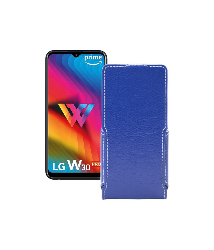 Чохол-флип з екошкіри для телефону LG W30 Pro