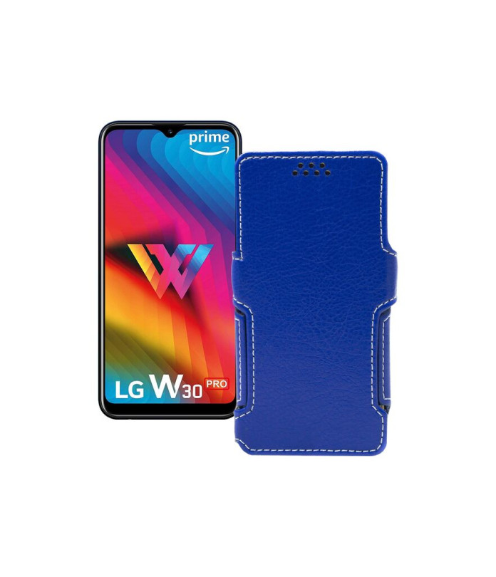 Чохол-книжка з екошкіри для телефону LG W30 Pro