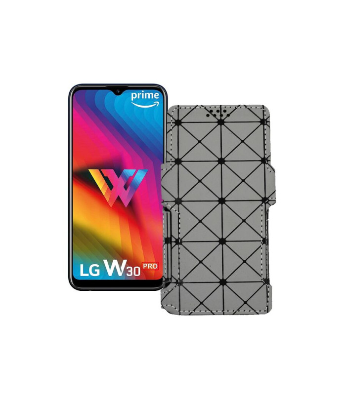 Чохол-книжка з екошкіри для телефону LG W30 Pro