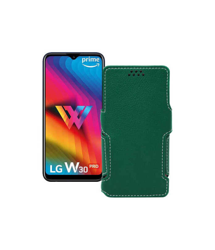 Чохол-книжка з екошкіри для телефону LG W30 Pro