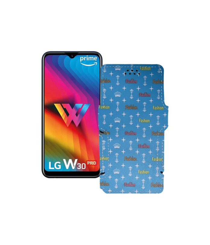 Чохол-книжка з екошкіри для телефону LG W30 Pro