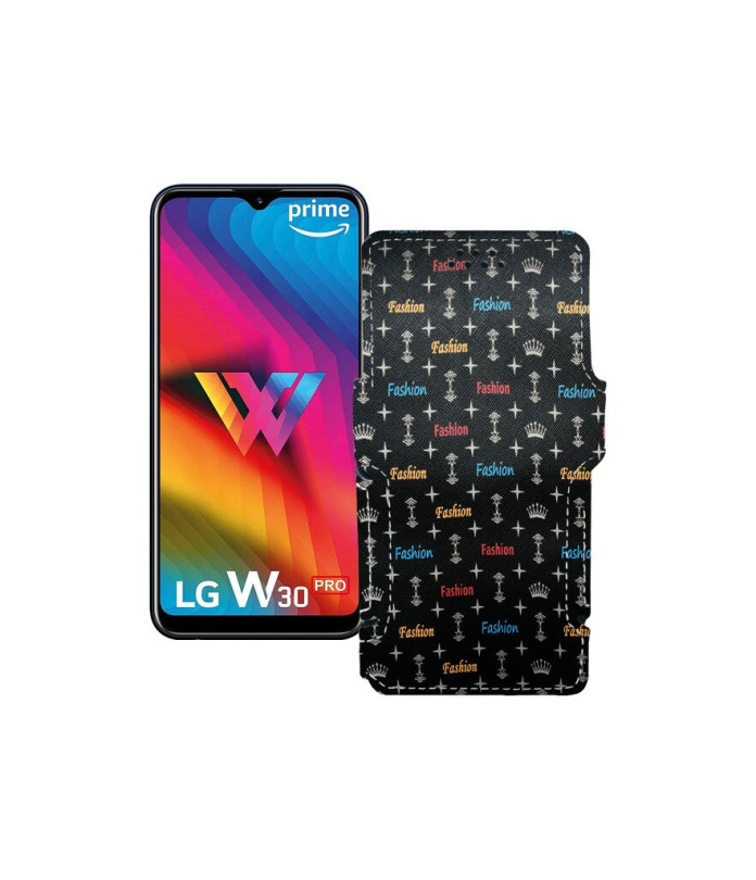 Чохол-книжка з екошкіри для телефону LG W30 Pro