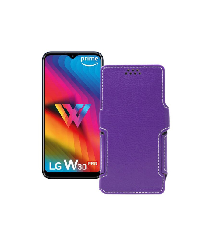 Чохол-книжка з екошкіри для телефону LG W30 Pro