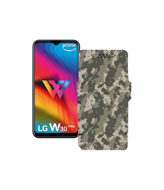 Чохол-книжка з екошкіри для телефону LG W30 Pro