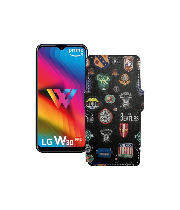 Чохол-книжка з екошкіри для телефону LG W30 Pro