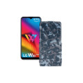 Чохол-флип з екошкіри для телефону LG W30 Pro