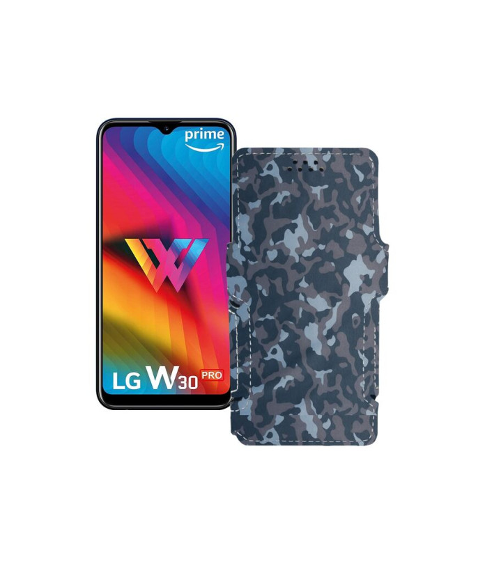 Чохол-книжка з екошкіри для телефону LG W30 Pro