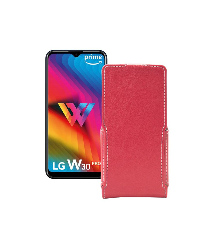 Чохол-флип з екошкіри для телефону LG W30 Pro