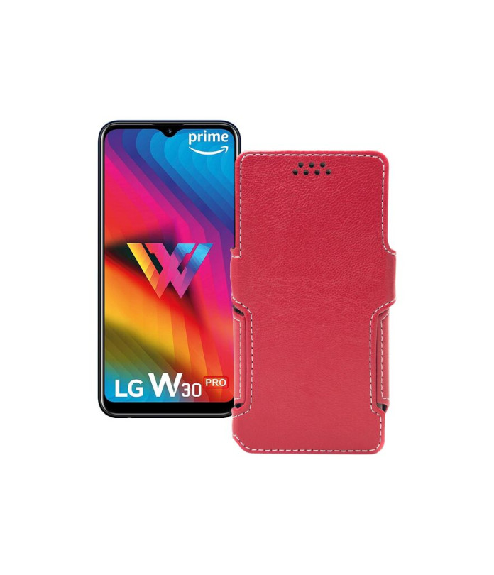 Чохол-книжка з екошкіри для телефону LG W30 Pro