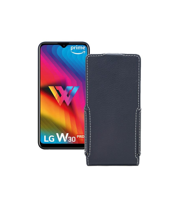 Чохол-флип з екошкіри для телефону LG W30 Pro