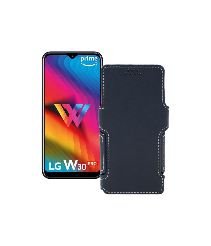 Чохол-книжка з екошкіри для телефону LG W30 Pro