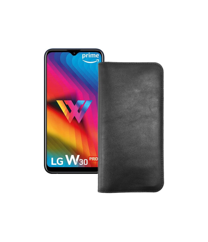 Портмоне з шкіри для телефону LG W30 Pro