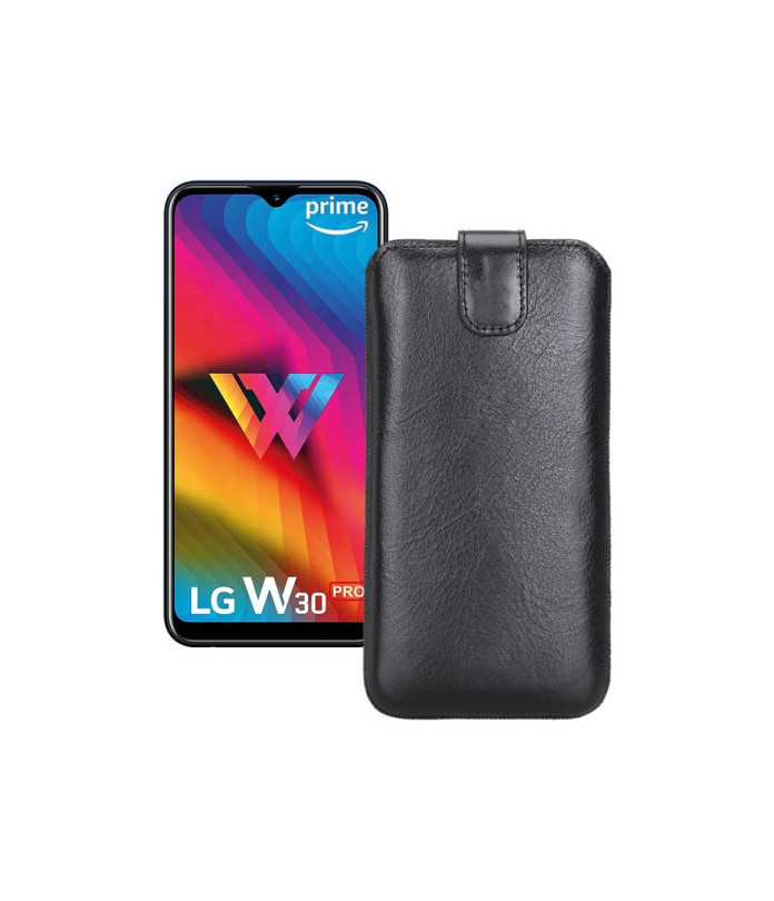 Витяжка з екошкіри для телефону LG W30 Pro