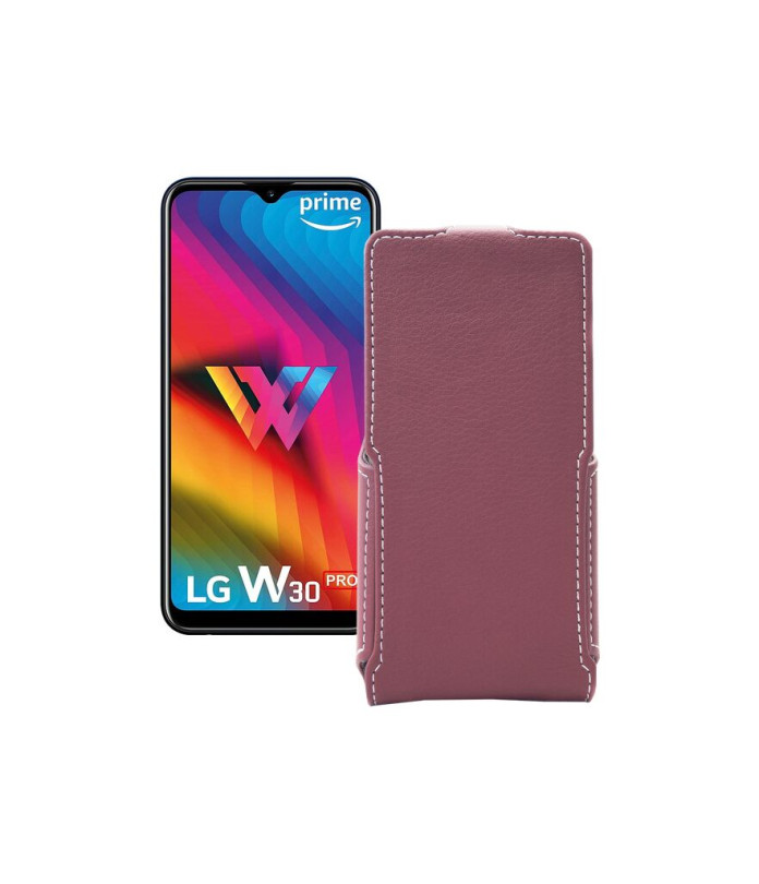 Чохол-флип з екошкіри для телефону LG W30 Pro