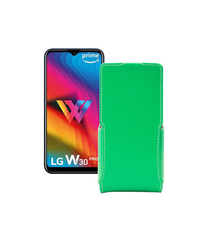 Чохол-флип з екошкіри для телефону LG W30 Pro