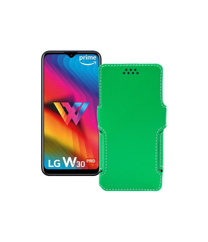 Чохол-книжка з екошкіри для телефону LG W30 Pro