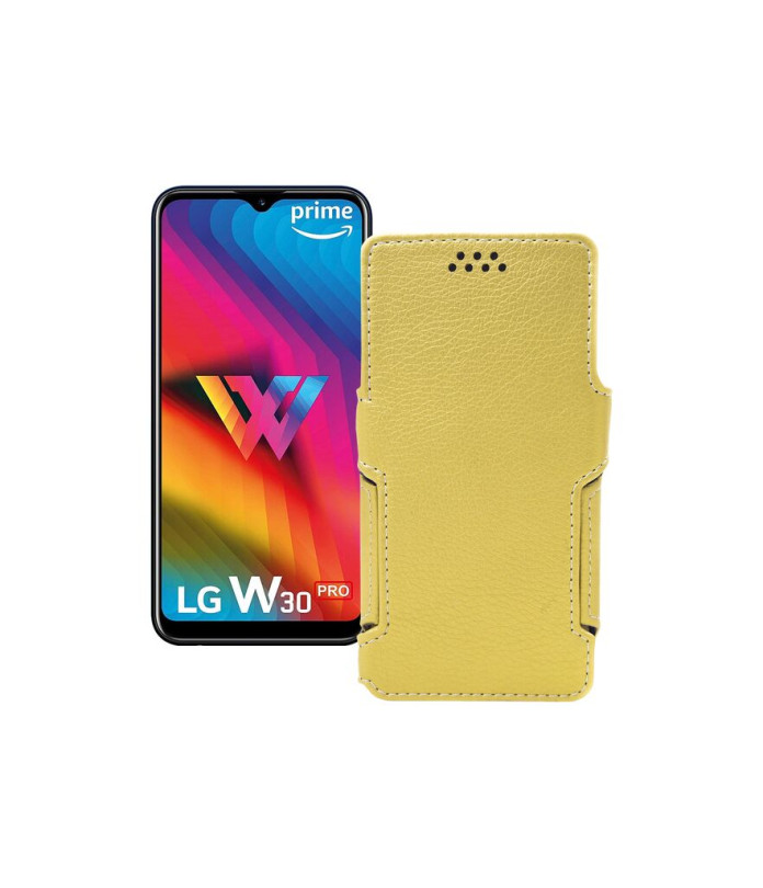 Чохол-книжка з екошкіри для телефону LG W30 Pro