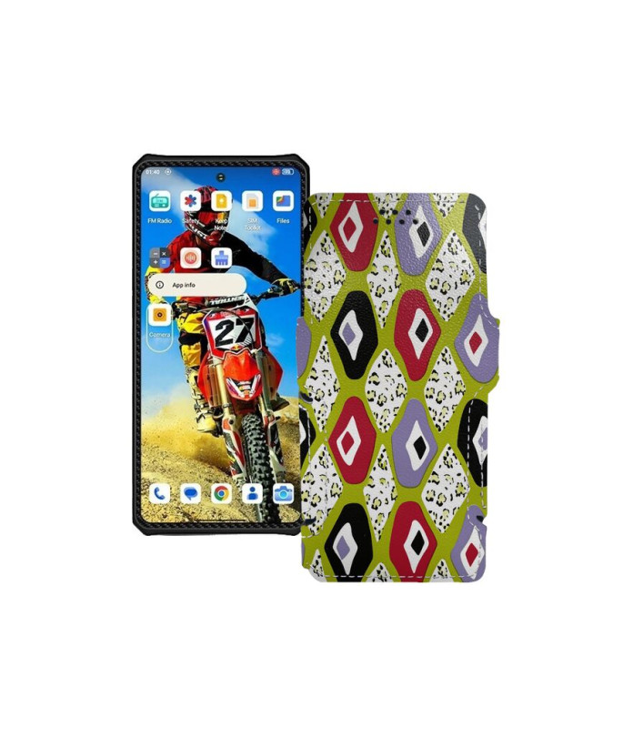Чохол-книжка з екошкіри для телефону Oukitel IIIF150 RAPTOR 5G