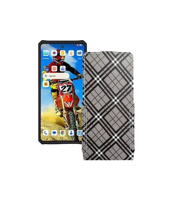 Чохол-флип з екошкіри для телефону Oukitel IIIF150 RAPTOR 5G
