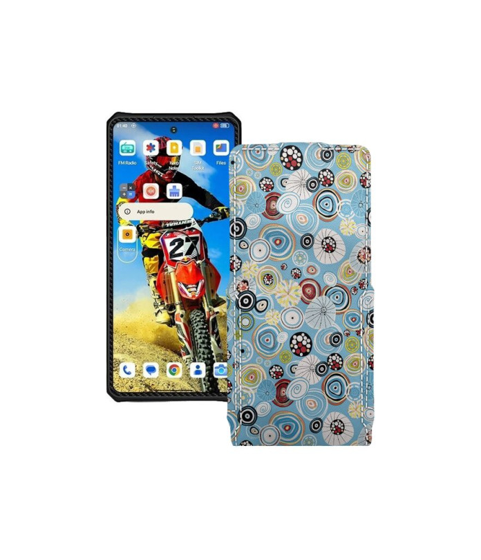 Чохол-флип з екошкіри для телефону Oukitel IIIF150 RAPTOR 5G