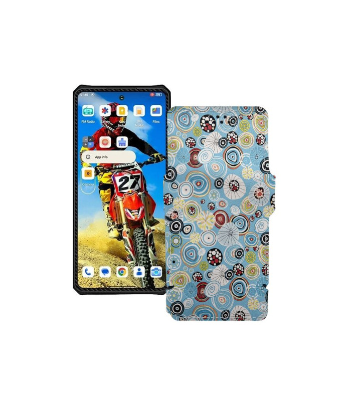 Чохол-книжка з екошкіри для телефону Oukitel IIIF150 RAPTOR 5G