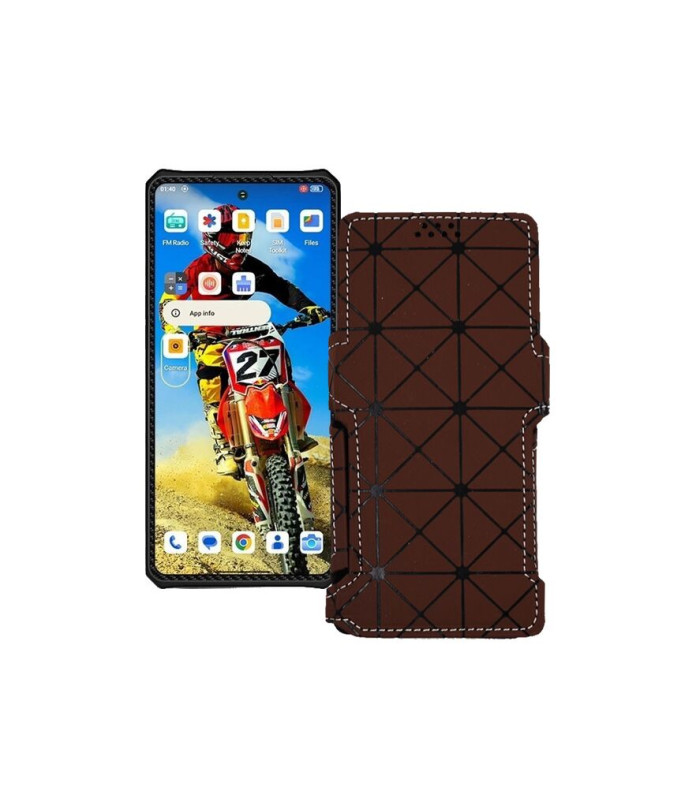 Чохол-книжка з екошкіри для телефону Oukitel IIIF150 RAPTOR 5G