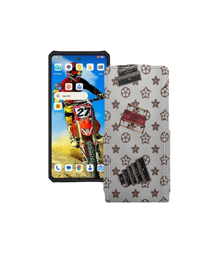 Чохол-флип з екошкіри для телефону Oukitel IIIF150 RAPTOR 5G