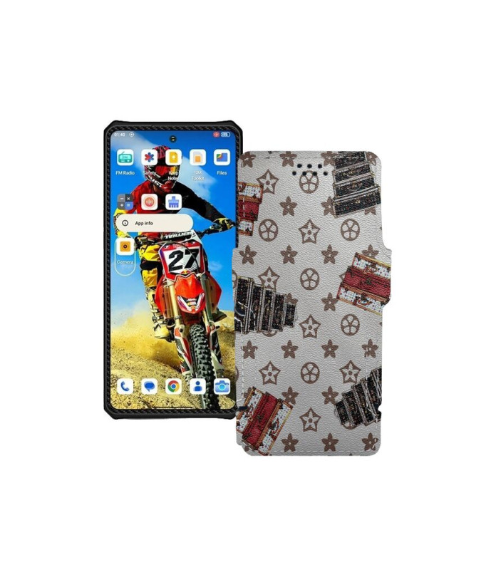 Чохол-книжка з екошкіри для телефону Oukitel IIIF150 RAPTOR 5G