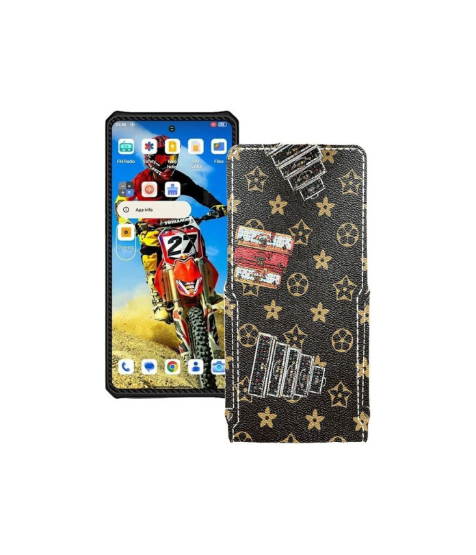 Чохол-флип з екошкіри для телефону Oukitel IIIF150 RAPTOR 5G