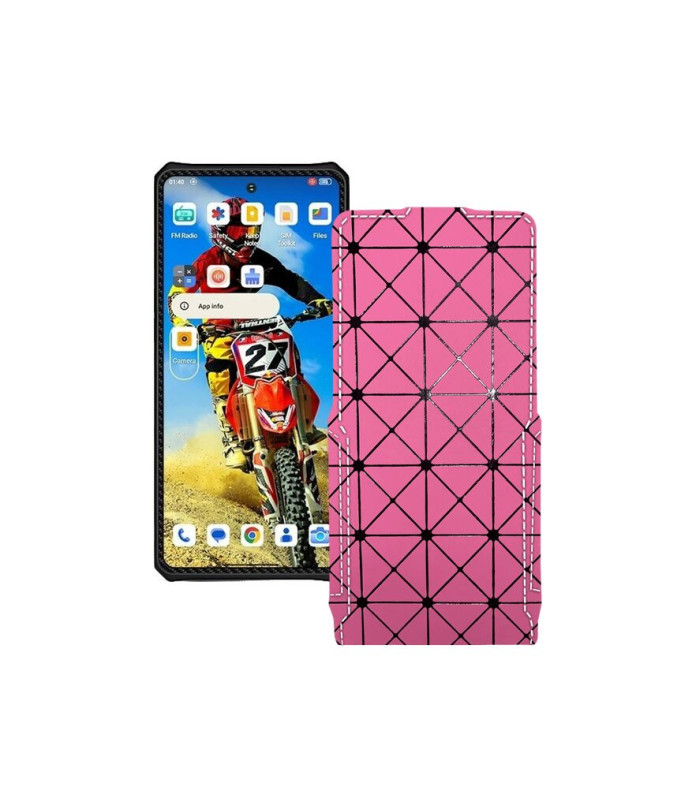 Чохол-флип з екошкіри для телефону Oukitel IIIF150 RAPTOR 5G